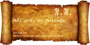 Nógrádi Melinda névjegykártya